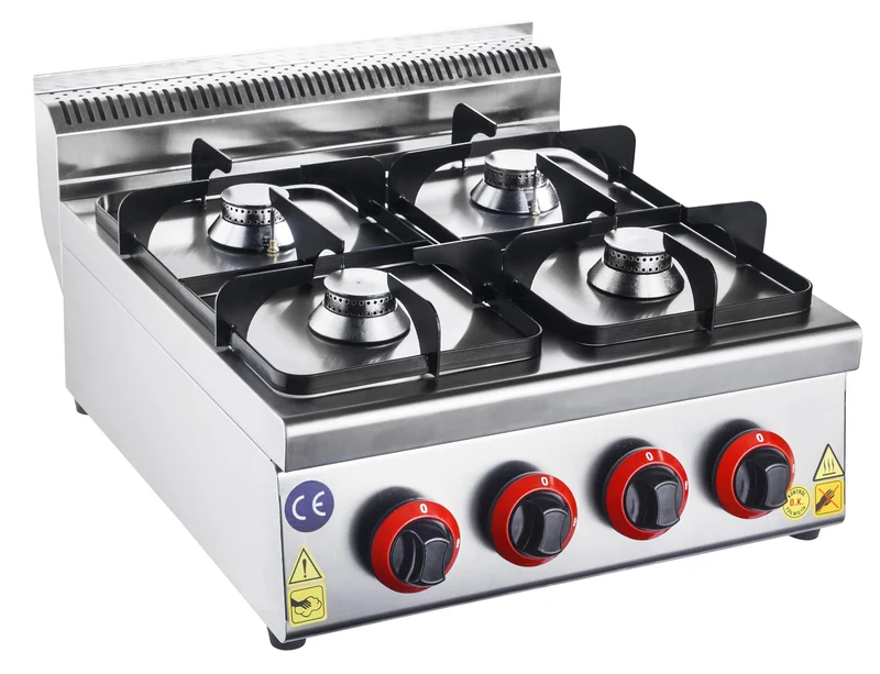 CSA 4 lü Ocak Set Üstü Gazlı ve Lpg Li 50x57x29 cm KRCS.SOG.557.CE