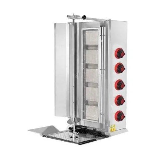 CSA 5 Radyanlı Sabit Döner Ocağı Gazlı ve Lpg Li Ce Belgeli KRCS.SDOG.5