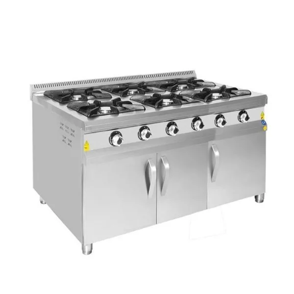 CSA 6 lı Gazlı Ocak Alt Dolaplı Ce Belgeli 150x100x85 cm KRCS.SDKZ.1510.CE