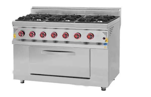 CSA 6 lı Kuzine Gazlı ve Lpg Li Ce Belgeli 120x90x85 cm KRCS.FOG.1290