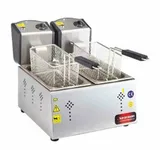 CSA Elektrikli Ekonomik Fritöz 5+5 Litre 56x36x20 cm KRCS.EFE.55 - 1