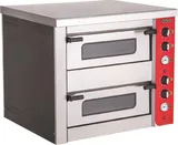 CSA Elektrikli Pizza Fırını Manuel Çift Katlı 4+4x30 cm Pizza Kapasiteli KRCS.PFE.8 - 1