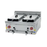 CSA Gazlı 8+8 Litre Set Üstü Fritöz 60x60x30 cm KRCS.SFG.660 - 1