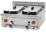 CSA Gazlı Fritöz 10+10 Litre Set Üstü 80x70x30 cm Ce Belgeli KRCS.SFG.870 - 1