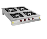 CSA 4 Lü Set Üstü Ocak Gazlı ve Lpg Li Ce Belgeli 90x90x25 cm KRCS.SOG.990.CE - 1