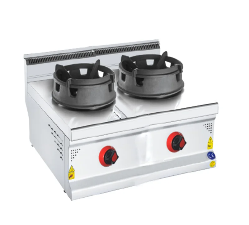 CSA Gazlı Wok Ocak Çiftli Set Üstü 80x70x30 cm KRCS.SWOG.870