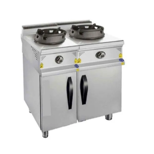 CSA Gazlı Wok Ocak İkili Alt Dolaplı 80x90x85 cm KRCS.DWOG.890
