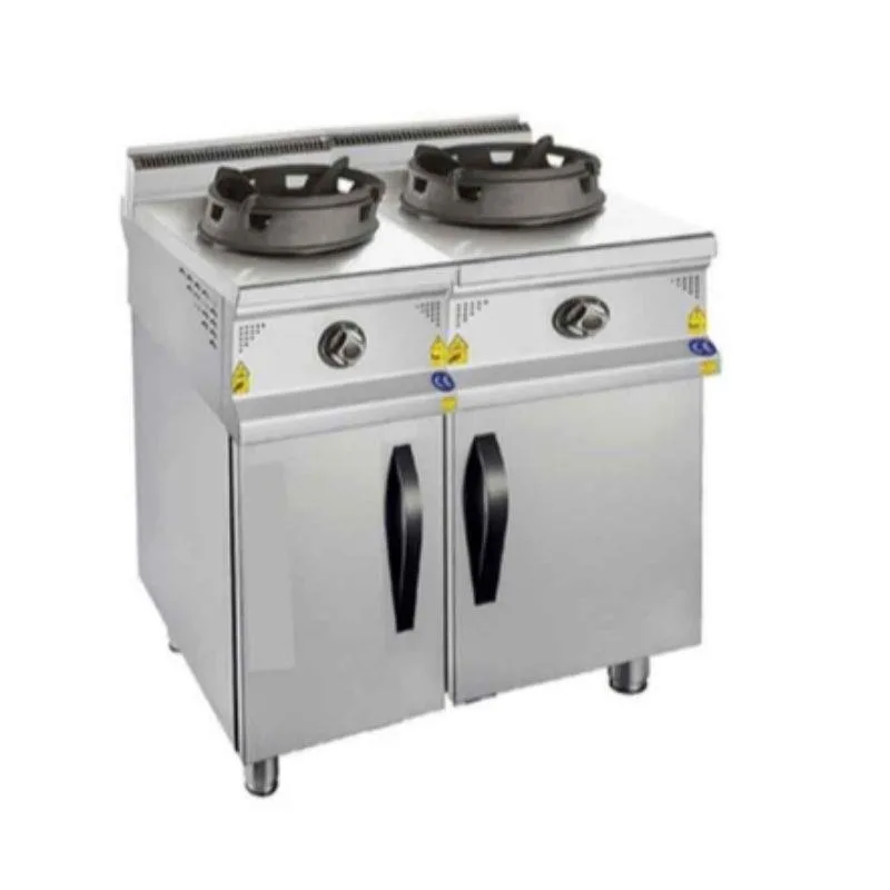 CSA Gazlı Wok Ocak İkili Alt Dolaplı 80x90x85 cm KRCS.DWOG.890