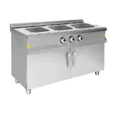 CSA 3 lü Elektrikli Ocak Alt Dolaplı 140x60x85 cm KRCS.DKZE.1460.CE - 1