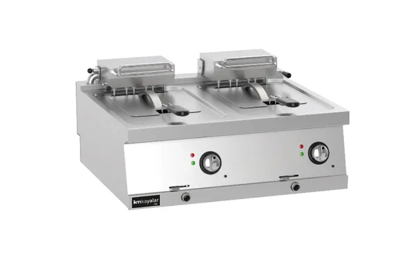 Kayalar 18+18 Litre Fritöz Elektrikli 80x70x30 cm KFE8070