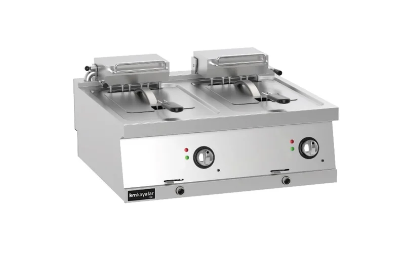 Kayalar 18+18 Litre Fritöz Elektrikli 80x70x30 cm KFE8070