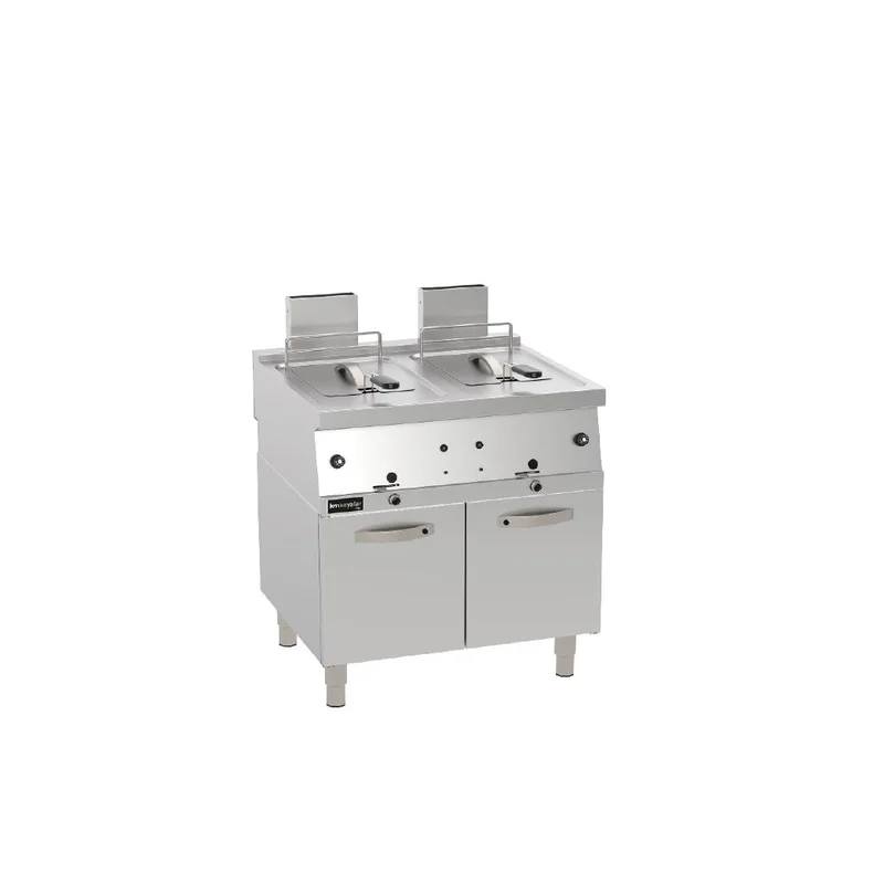 Kayalar 24+24 Litre Gazlı Fritöz Alt Dolaplı 80x90x85 cm KFG8090