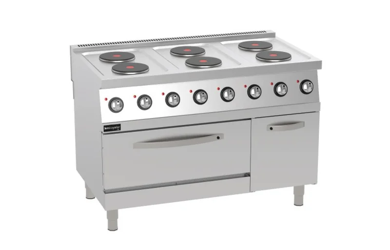 Kayalar 6 Lı Elektrikli Kuzine 1/2 Dolaplı 120x70x30 cm KEKEFD12070