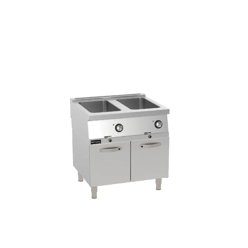 Kayalar İkili Elektrikli Benmari Alt Dolaplı 80x90x85 cm KEB8090