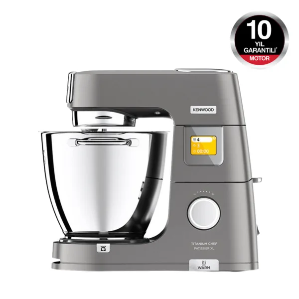 Kenwood Titanium Chef Pattisier XL Isıtma Özellikli 1500 Watt 7L Mutfak Şefi KWL90.004SI