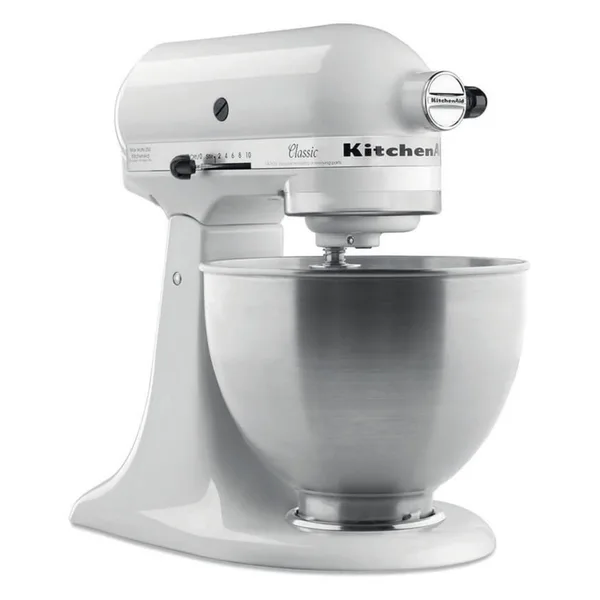 KitchenAid 4,3 Litre Classic Stand Mikser - Beyaz 5K45SSEWH