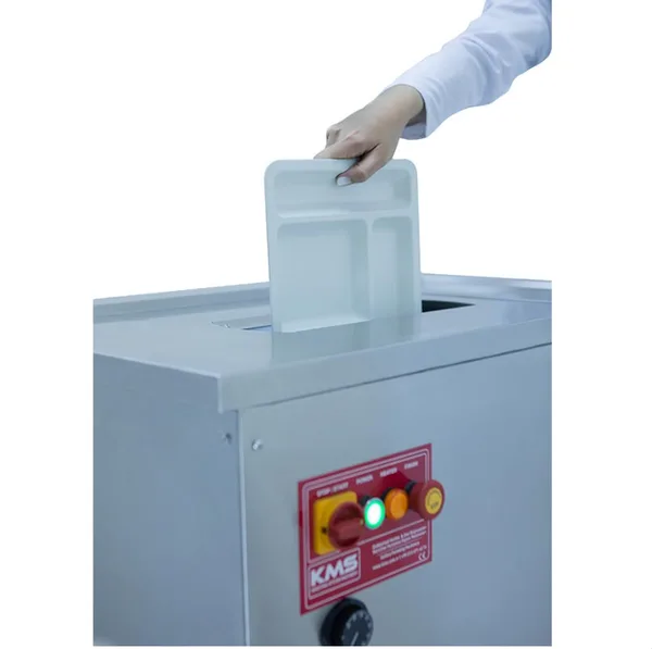 KMS Tabak Tabldot Tepsi Ön Yıkama Makinesi 1000 Adet/Saat KMS-TBS-1000