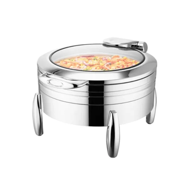 Kroma Yuvarlak Chafing Dish İndüksiyonlu KCDMCINY1
