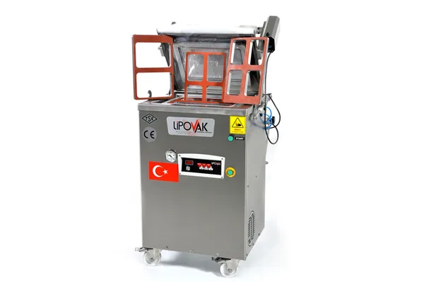 Lipovak Yarı Otomatik Tabak Kapatma Vakum Makinesi 20 m3 KV-600
