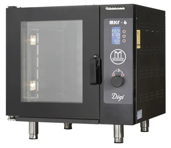 Maksan 6 Tepsili Konveksiyonlu Patisserie Fırın Dijital Elektrikli MKF-6 DIGI
