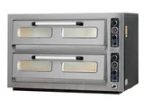 Maksan Elektrikli Pizza Fırını Çift Katlı 9+9 x30 Cm Pizza Kapasiteli Termometre Göstergeli PO-902T - 1