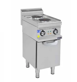 Mayapaz 2 Plet'li Elektrikli Ocak Alt Dolaplı 40x70x85 cm M-DOE 470