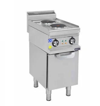 Mayapaz 2 Plet'li Elektrikli Ocak Alt Dolaplı 40x70x85 cm M-DOE 470