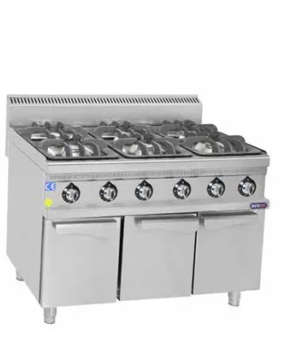 Mayapaz 6'lı Gazlı Ocak Alt Dolaplı 120x90x85 M-DOG 1290