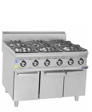 Mayapaz 6'lı Gazlı Ocak Alt Dolaplı 120x90x85 M-DOG 1290