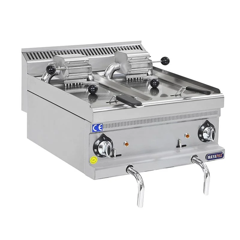Mayapaz 8+8 Litre Gazlı Fritöz Set Üstü M-SFG 660
