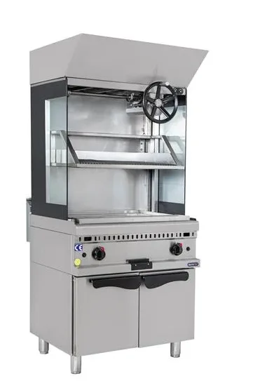 Mayapaz  Kömürlü Izgara Asansörlü ,Alt Dolaplı 700 Seri M-DKIG-AS 1270
