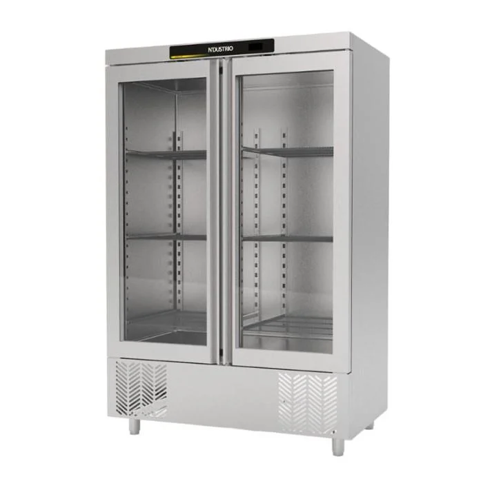 Ndustrio Dik Tip Gastronorm Buzdolabı - 2 Tam Cam Kapılı CPG-202-GD