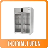 Ndustrio Dik Tip Snack Buzdolabı 2 Tam Cam Kapılı CPS-202-GD - 1