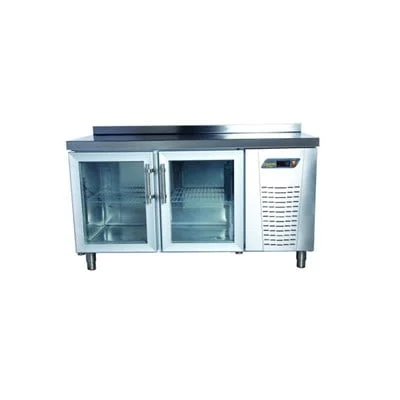 Ndustrio 2 Cam Kapılı Tezgah Tipi Gastronorm Buzdolabı TPG-72-GD