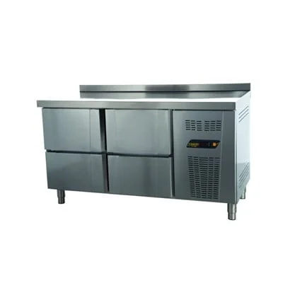 Ndustrio Tezgah Tipi Buzdolabı Gastronorm Seri 4 Çekmeceli TPG-72-4D