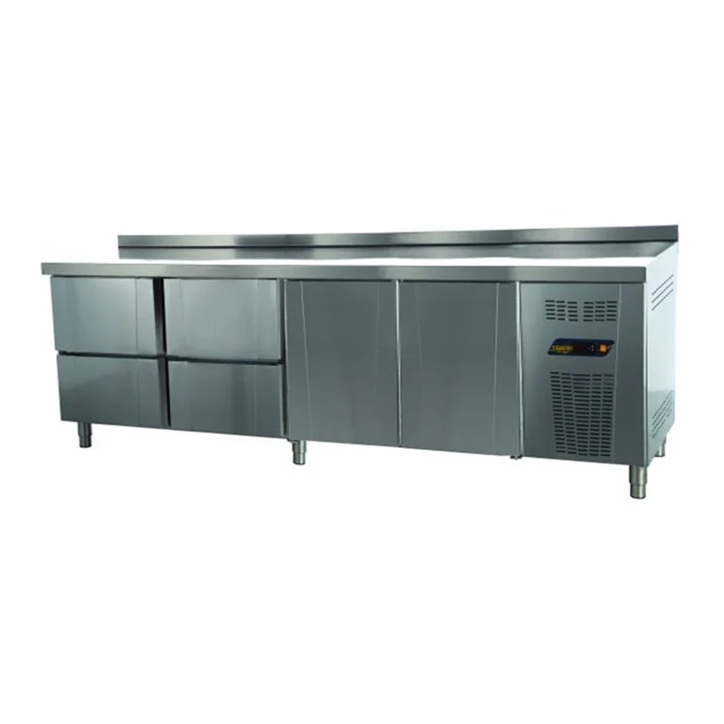 Ndustrio Tezgah Tip Gastronorm Derin Dondurucu 4 Çekmeceli - 2 Kapılı TNG-74-4D