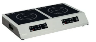 Omake Cam Yüzeyli İkili İndüksiyon Ocak, 2x3500 W, Elektrikli IND11.I25.3500.Z5F