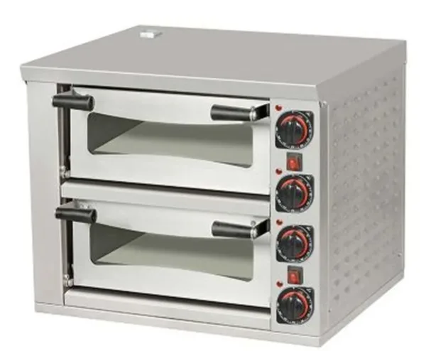 Omake Çift Katlı Pizza Fırını, Elektrikli 2x39cm Pizza Kapasiteli FPZ01.E21.0402.U50