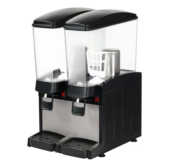 Omake Dijital Dikdörtgen Model İkili Soğuk İçecek Dispenseri Karıştırıcılı 2x20 Litre SBD01.E25.0101.Z5F