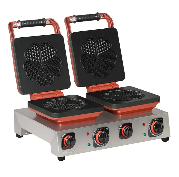 Omake Elektrikli Küçük Çiçek Model Çiftli Waffle Makinesi Zamanlayıcılı WFL21.E22.1301.Z50