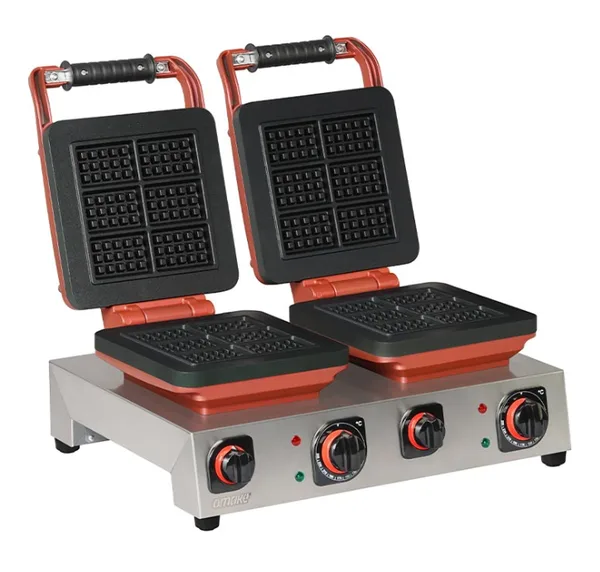 Omake Elektrikli Mini Belçika Model Çiftli Waffle Makinesi Zamanlayıcılı WFL21.E22.0301.Z50