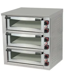 Omake Elektrikli Pizza Fırını Üç Katlı 62x62 FPZ01.E31.0603.U50
