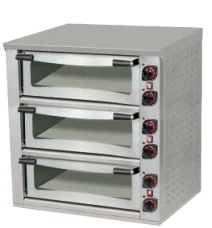 Omake Elektrikli Pizza Fırını Üç Katlı 62x62 FPZ01.E31.0603.U50