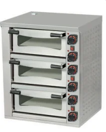 Omake Elektrikli Pizza Fırını Üç Katlı 72x72 FPZ01.E31.0703.U50