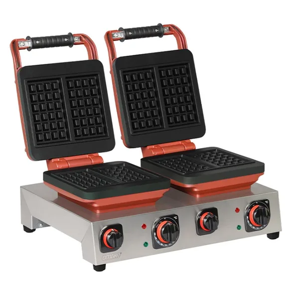 Omake Elektrikli Belçika Model Çiftli Waffle Makinesi Zamanlayıcılı WFL21.E22.0201.Z50