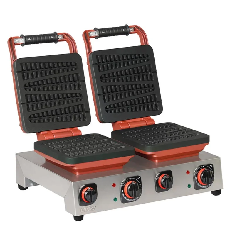 Omake Elektrikli Çubuk Model Çiftli Waffle Makinesi Zamanlayıcılı WFL21.E22.1101.Z50