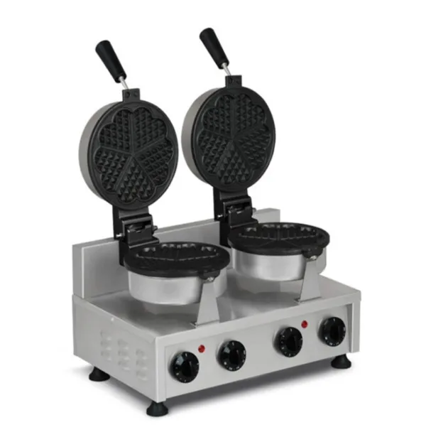 Omake Elektrikli Kalp Model Çiftli Waffle Makinesi Zamanlayıcılı WFL11.E22.0201.Z5F