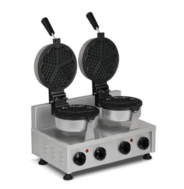 Omake Elektrikli Kalp Model Çiftli Waffle Makinesi Zamanlayıcılı WFL11.E22.0201.Z5F