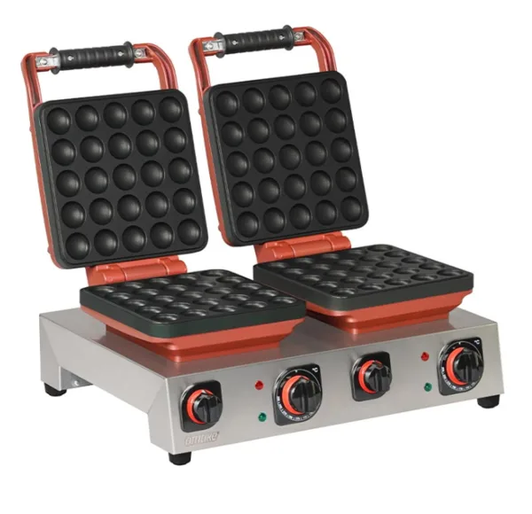 Omake Elektrikli Mini Top Model Çiftli Waffle Makinesi Zamanlayıcılı WFL21.E22.0601.Z50