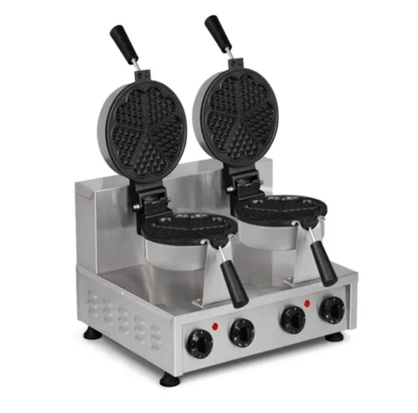 Omake Special Kalp Model Çift Waffle Makinesi Dönerli Zamanlayıcılı WFL12.E22.0201.Z5F
